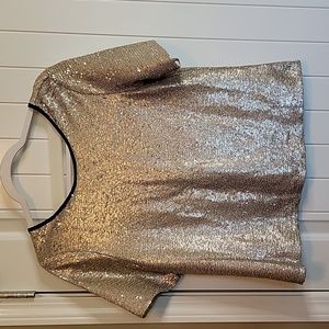 By Together sequence open back top- size Small BNWT